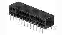 TE Connectivity TE AMP AMPMODU Mod II Horizontal Connector 216604-4, 1 szt.