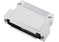 Obudowa złącza D-SUB encitech DFCK 37-M-K 1520-0105-04, tworzywo sztuczne, metalizowane, 180 °, 1 szt.