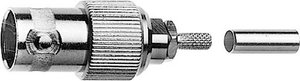 Złącze BNC Telegärtner J01001B0060 J01001B0060 złącze żeńskie proste 50 Ω 1 szt.