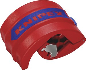 Obcinak KNIPEX BiX® do rur z tworzyw sztucznych i tulei uszczelniających Nożyce do rur z tworzywa sztucznego Knipex 90 22 10 BK 1 szt.
