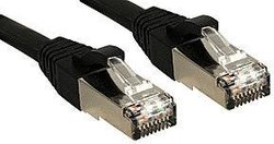 Kabel Patch Patch Lindy Cat.6 SSTP / S / FTP PIMF, bezhalogenowy, czarny, 3,0m Kabel LAN LINDY 45604, 1 szt., RJ45, CAT 6, S/FTP, 3.00 m, czarny