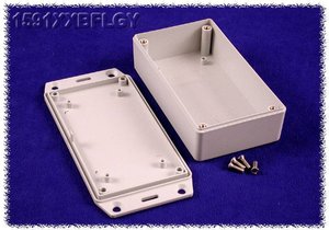 Obudowa uniwersalna Hammond Electronics, ABS, szary, (D x S x W) 113 x 63 x 32 mm, 1 szt.