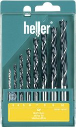 Zestaw wierteł spiralnych do drewna Heller 205241 1 zest.