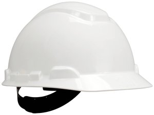 Hełm ochronny 3M™ H700 serii H700NVW w kolorze białym, wentylowany, z grzechotką i plastikową opaską przeciwpotną  Kask ochronny 3M  H700NVW  1 szt.