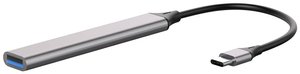 4smarts 4w1 Hub USB-C - 3x USB-A 2.0, 1x USB-A 3.0, gwiezdna szarość Hub USB 2.0 i 3.0 4Smarts    szary