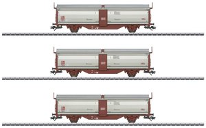 Wagon bagażowy Märklin 47303 H0 zestaw 3 wagonów ze ścianą przesuwną Tbis 571 firmy SJ