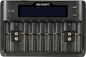 Ładowarka do akumulatorów VOLTCRAFT CC-8 LiIon, LiFePO, NiMH, NiCd