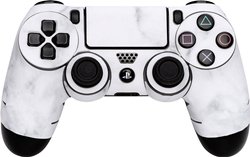 Pokrowiec Software Pyramide Skin für PS4 Controller White Marble 97304, 1 szt.