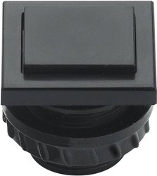 Przycisk do dzwonka Grothe 61045, 12 V/1,5 A, IP54, czarny
