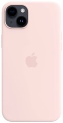 Apple Silicon Case MagSafe Case Apple iPhone 14 Plus różowy Ładowarka indukcyjna, Odporny na wstrząsy