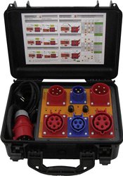 Walizka adaptera 3-fazowa 32 A do aktywnego i pasywnego testowania  HT Instruments HT-MK4 2009870