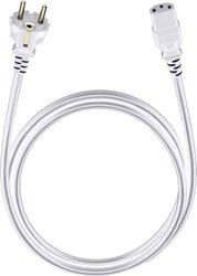 Kabel Oehlbach 17043 [1x złącze męskie z uziemieniem - 1x złącze żeńskie IEC C13] 1.50 m