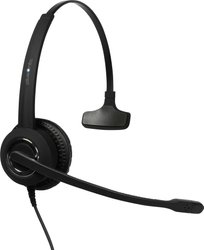 Zestaw słuchawkowy Plusonic USB 10.1P, mono, kompatybilny z Teams i Skype Zestaw słuchawkowy On Ear plusonic 6337-10.1P 187938 Mono czarny