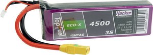 Pakiet akumulatorów (LiPo)  4500 mAh  Hacker