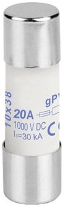 Bezpiecznik Weidmüller FUSE 10X38 20A 1000 VDC GPV S 2827980000, 20 A, 38 mm , 1 szt.