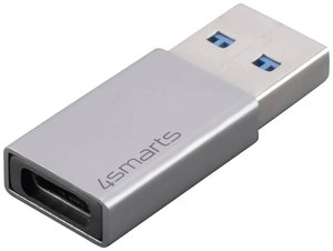 adapter USB 3.2 Gen 1 (USB 3.0), USB-C 4Smarts 540275, [1x złącze męskie USB-A 3.2 (USB 3.0) - 1x złącze żeńskie USB-C]