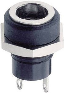 Gniazdo zasilające montażowe Lumberg 1614 10, 1 A, 12 V, O 2.35 mm, 2-pin