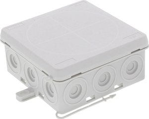 Skrzynka przyłączeniowa Wiska KA 012 LG, IP55, (D x S x W) 86 x 86 x 41 mm, szaro-biały (ral 7035), 1 szt.