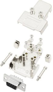 Zestaw listew żeńskich D-Sub TRU COMPONENTS TCTRIM09DMSK 7708592, rzędy: 2, styki: 9, 180 °, 1 szt.