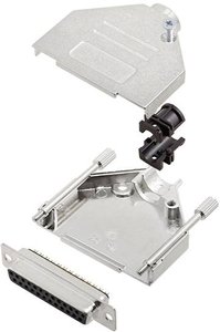 Zestaw listew żeńskich D-Sub TRU COMPONENTS TCDTZK25DBSK 7709760, rzędy: 2, styki: 25, 180 °, 1 szt.