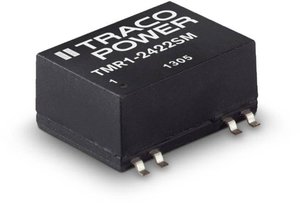 Przetwornica DC/DC, SMD TracoPower TMR 1-2422SM TMR 1-2422SM, SMD, 1 W, 12 V/DC, -12 V/DC, 42 mA, 1 szt.