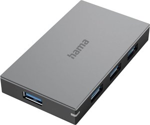 Hub USB 3.0 Hama  4 Porty  szary