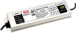 Mean Well ELG-240-C1750B-3Y Sterownik LED  Stałonaprądowy 239.75 W 1750 mA 69 - 137 V/DC Funkcja ściemniania 3 w 1, Ściemniacz, Montaż w strefach zagrożonych wybuchem, Możlowość stosowania w meblach, Outdoor, Układ PFC, Zabezpieczenie przed przeciążeniem,