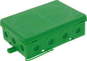 Skrzynka przyłączeniowa Wiska KA 016 GN, IP55, (D x S x W) 125 x 86 x 41 mm, zielony, 1 szt.