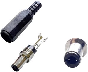 Złącze męskie niskonapięciowe BKL Electronic  złącze męskie proste 5.50 mm  1 szt.