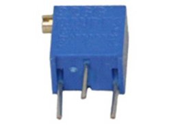 Potencjometr do strojenia cermetalu, 12 zwojów, 20 kΩ, 0,25 W, THT, z boku, 3266X-1 Bourns 3266X-1-203LF  20 kΩ THT  1 szt.