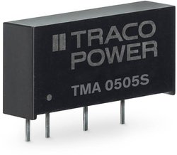 Przetwornica DC/DC TMA, 1 W, SIL-7 TracoPower TmA2412S In 24V/DC Out 12V/DC 80mA