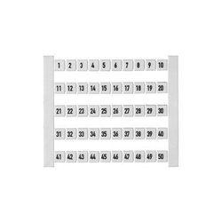 Oznacznik złączek, Karta, 5 x 5 mm, Poliamid, Kolor: biały  DEK 5 FW 1-50 Weidmüller 473460001-500 Zawartość: 500 szt.