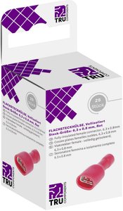 TRU COMPONENTS T1904C117 Asortyment konektorów płaskich, żeńskich 25 szt.