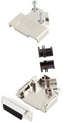 Zestaw listew żeńskich D-Sub TRU COMPONENTS TCD45PKM15HDS26K 7709264, rzędy: 3, styki: 26, 45 °, 1 szt.