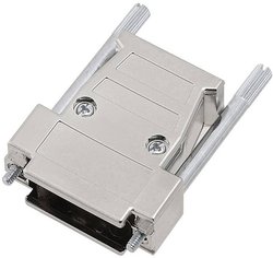 Obudowa złącza D-SUB encitech D3PK09-M-LJS-K 1260-0106-01, tworzywo sztuczne, metalizowane, 180 °, 1 szt.