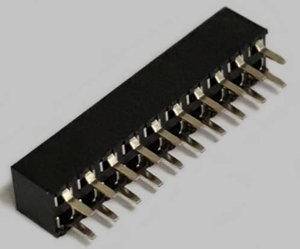 Listwa gniazdowa dwurzędowa 2x10-biegunowa, prosta, pozłacana, raster 2,54 mm, wysokość 5,0 mm, Izolacja nylon 6T, bez możliwości oddzielenia BKL Electronic 10122239 Listwa złączy żeńskich (standardowa) 1 szt.