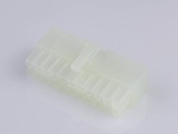 Obudowa złącza pin żeńskiego na kabel Molex MOL Power & Signal Sol. 39012220, piny: 22, 13 A, 1 szt.