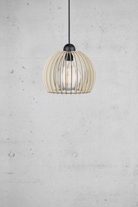 Lampa sufitowa, podwieszana Nordlux Chino 25 84823014 E-27 60 W drewno