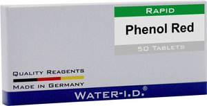 Tabletki Water ID 50 Tabletten Phenol Rot für FlexiTester