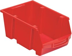 Skrzynka magazynowa VISO SPACY4R (S x W x G) 215 x 150 x 335 mm czerwony 1 szt.