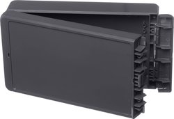 Obudowa instalacyjna Bopla Bocube B 221306 PC-V0-7024, Poliwęglan V0, grafitowy szary (ral 7024), (D x S x W) 125 x 231 x 60 mm, 1 szt.