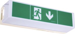 Oświetlenie awaryjne C-LUX STANDARD, montaż na ścianie/suficie Oznacznie drogi ewakuacyjnej B-Safety BR 565 030