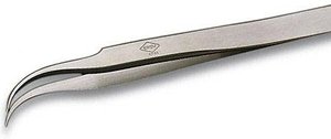 Pęseta precyzyjna zakrzywiona, do wgłębień, z cienkimi końcówkami. Pęseta precyzyjna Weller Erem®  7SA 120 mm
