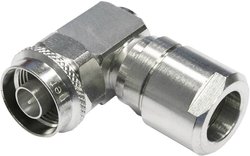 Złącze N Telegärtner J01020C0122 J01020C0122 złącze męskie kątowe 50 Ω 1 szt.