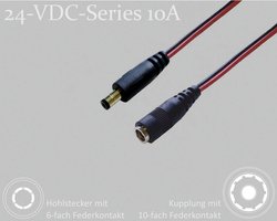 Złącze męskie połączeniowe DC BKL Electronic 075907 1 szt.