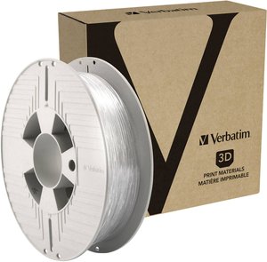Filament do drukarek 3D Verbatim 55151, Średnica filamentu: 1.75 mm, 500 g, przejrzysty
