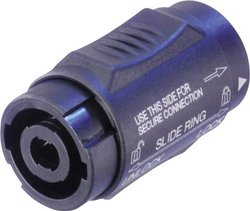 Adapter złącza głośnikowego NLMM=NL4MMX złącze męskie Speakon - złącze żeńskie Speakon Neutrik NLMM=NL4MMX 1 szt.