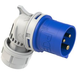 Wtyczka PCE 8013-6 kątowa, 230 V / AC, 16 A, IP44