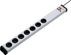 Listwa zasilająca z ochroną przepięciową Ehmann Vario Linea 0207x00072301 7x Ilość gniazdek: 7