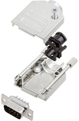 Zestaw listew męskich D-Sub TRU COMPONENTS TCDTZK09DMPK 7709108, rzędy: 2, styki: 9, 180 °, 1 szt.